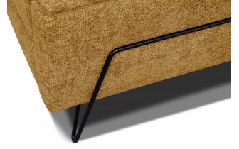 Canapé d'angle droit avec appuis-tête réglables 5 places RODEN