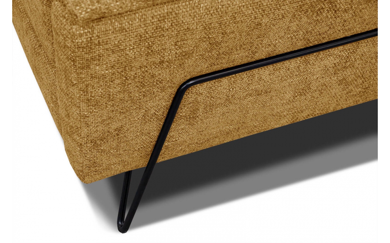 Canapé d'angle droit avec appuis-tête réglables 5 places RODEN