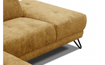 Canapé d'angle droit avec appuis-tête réglables 5 places RODEN