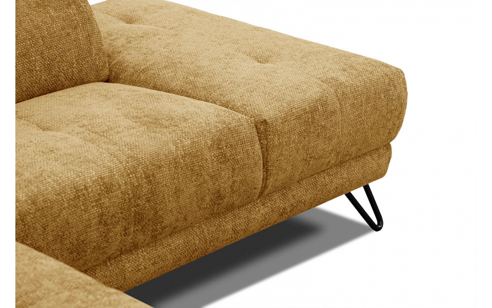 Canapé d'angle droit avec appuis-tête réglables 5 places RODEN