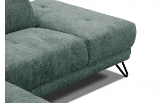 Canapé d'angle droit avec appuis-tête réglables 5 places RODEN