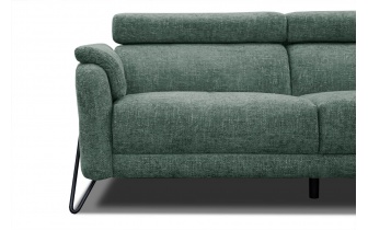 Canapé d'angle droit avec appuis-tête réglables 5 places RODEN