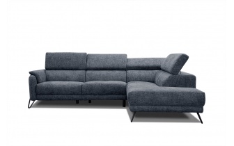 Canapé d'angle droit avec appuis-tête réglables 5 places RODEN