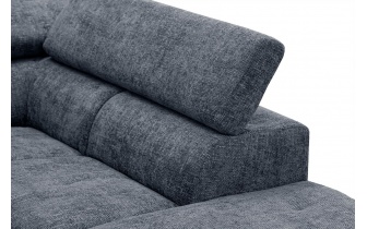 Canapé d'angle droit avec appuis-tête réglables 5 places RODEN