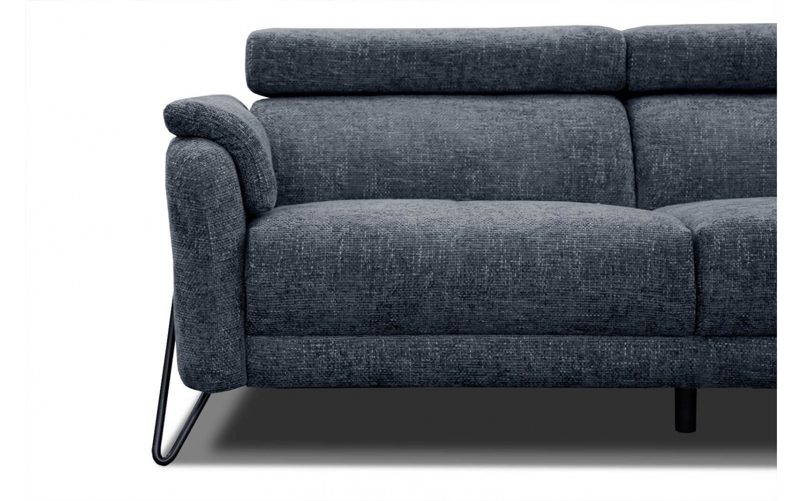 Canapé d'angle droit avec appuis-tête réglables 5 places RODEN