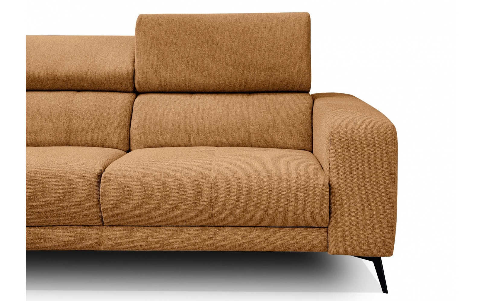 Canapé d'angle gauche avec appuis-tête réglables 5 places MORELLO