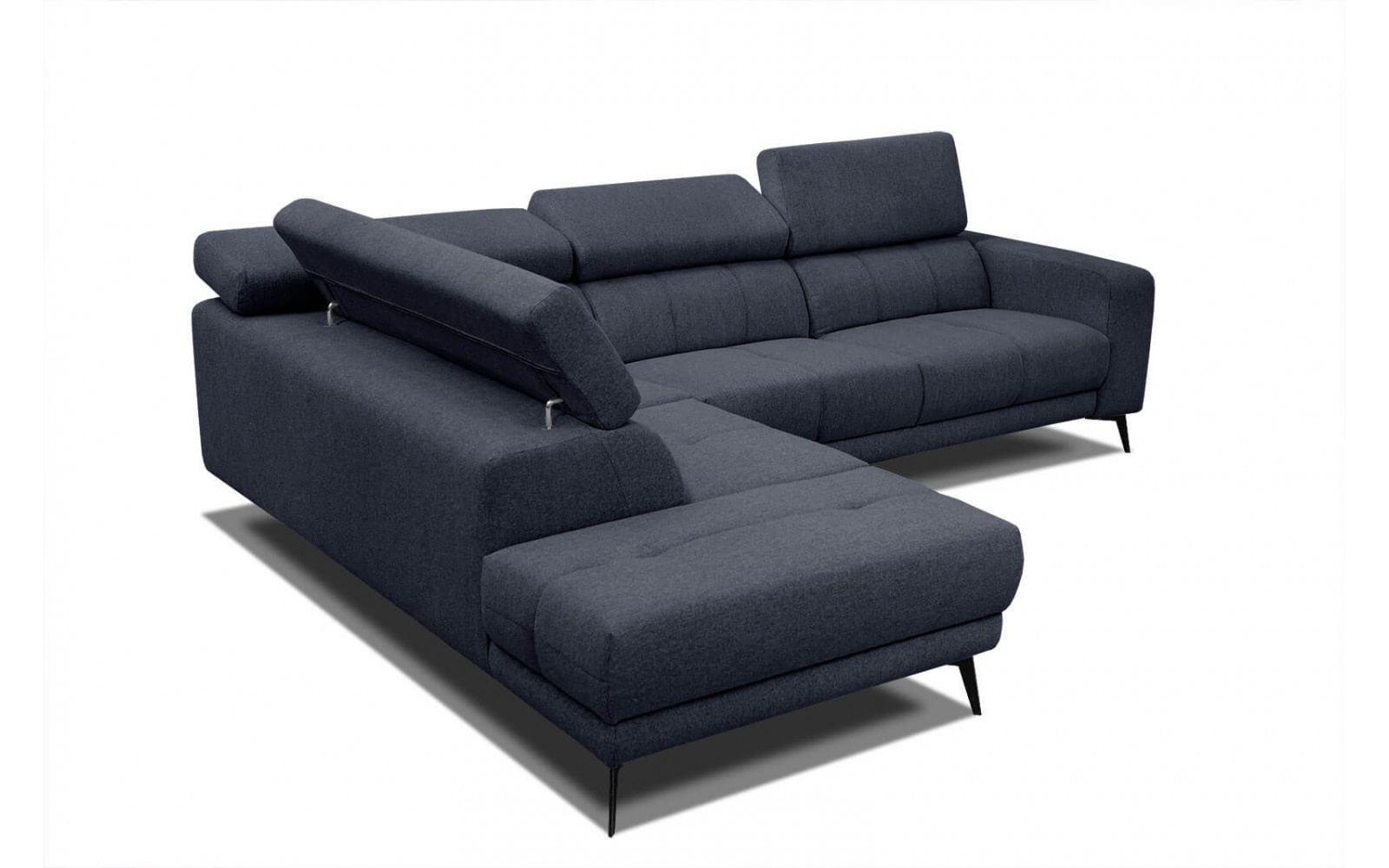 Canapé d'angle gauche avec appuis-tête réglables 5 places MORELLO