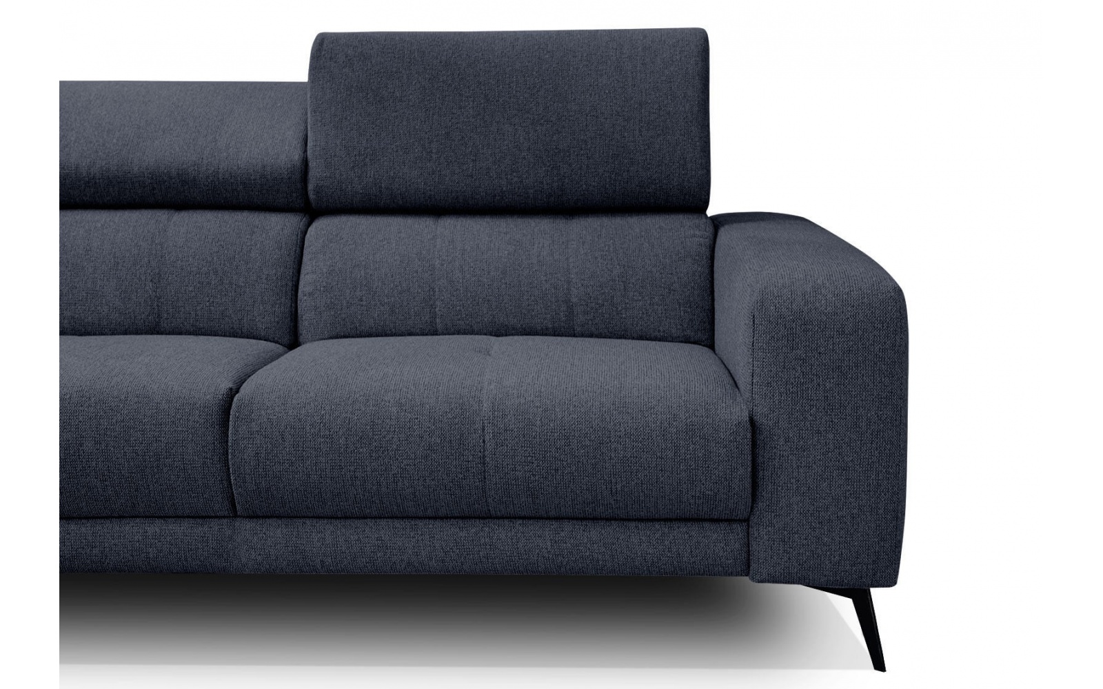 Canapé d'angle gauche avec appuis-tête réglables 5 places MORELLO