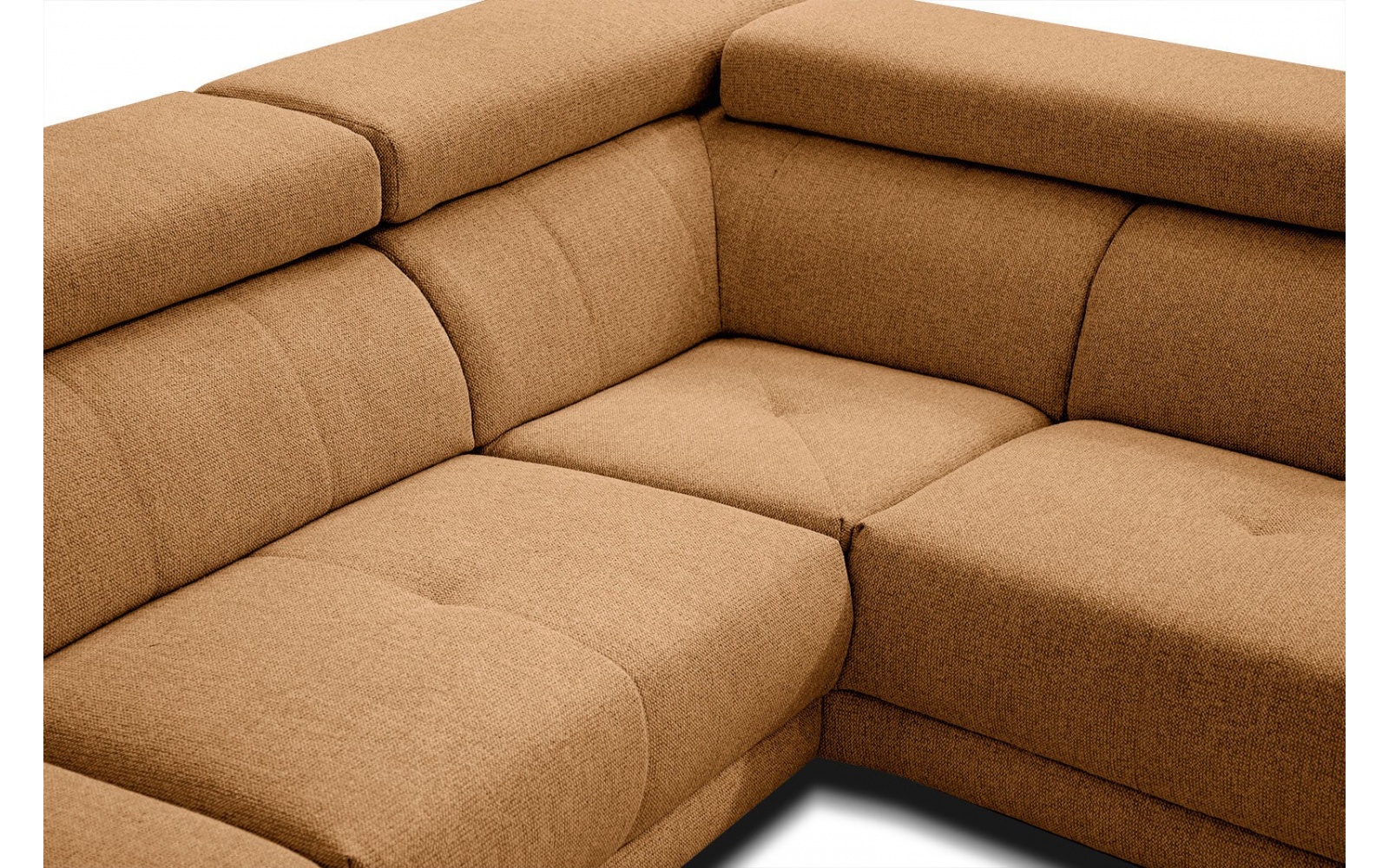 Canapé d'angle droit avec appuis-tête réglables 5 places MORELLO