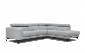 Canapé d'angle droit avec appuis-tête réglables 5 places MORELLO