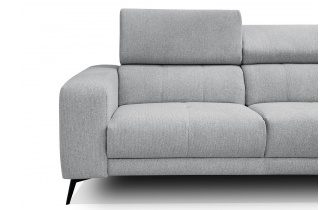 Canapé d'angle droit avec appuis-tête réglables 5 places MORELLO