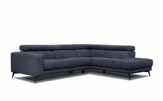 Canapé d'angle droit avec appuis-tête réglables 5 places MORELLO