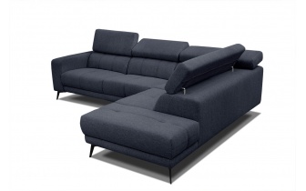 Canapé d'angle droit avec appuis-tête réglables 5 places MORELLO