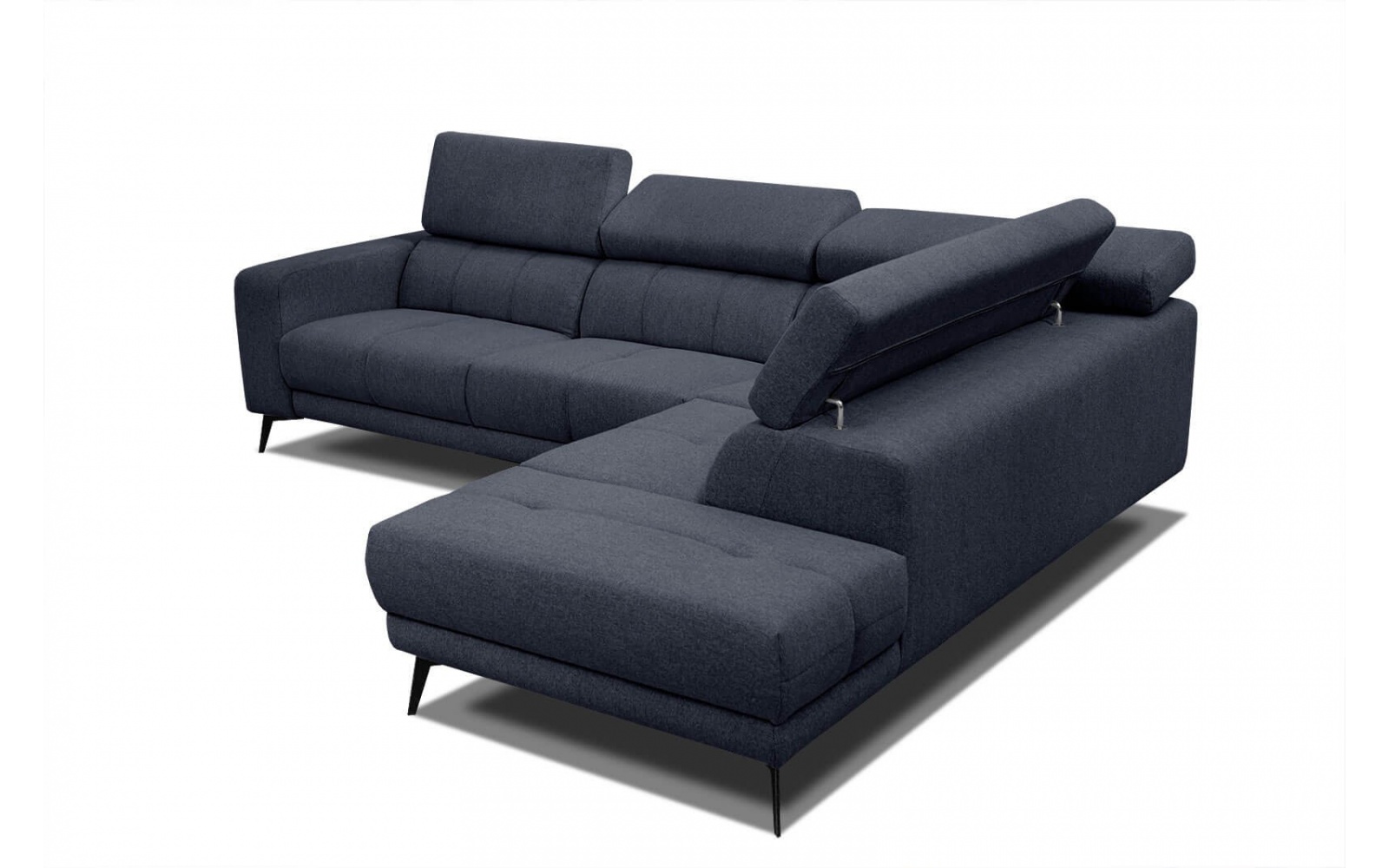 Canapé d'angle droit avec appuis-tête réglables 5 places MORELLO