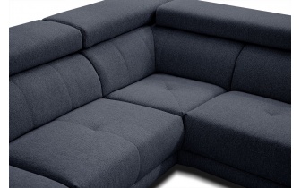 Canapé d'angle droit avec appuis-tête réglables 5 places MORELLO