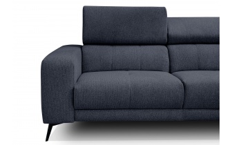 Canapé d'angle droit avec appuis-tête réglables 5 places MORELLO