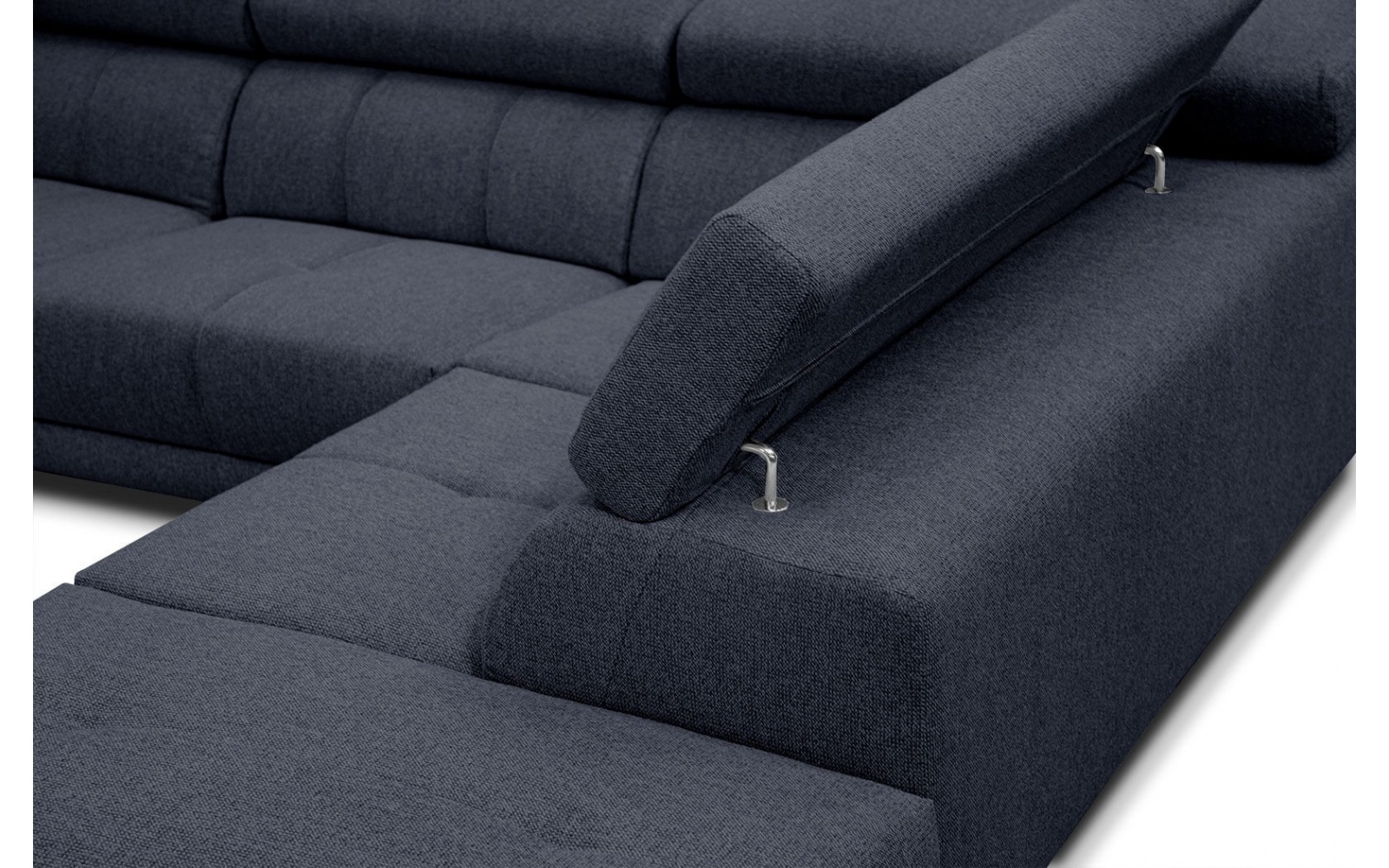 Canapé d'angle droit avec appuis-tête réglables 5 places MORELLO