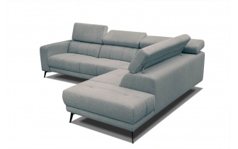 Canapé d'angle droit avec appuis-tête réglables 5 places MORELLO