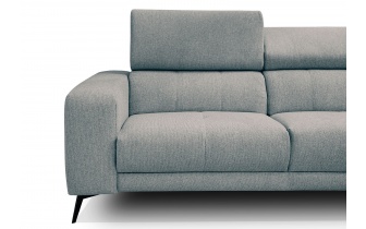 Canapé d'angle droit avec appuis-tête réglables 5 places MORELLO