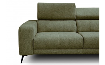 Canapé d'angle droit avec appuis-tête réglables 5 places MORELLO