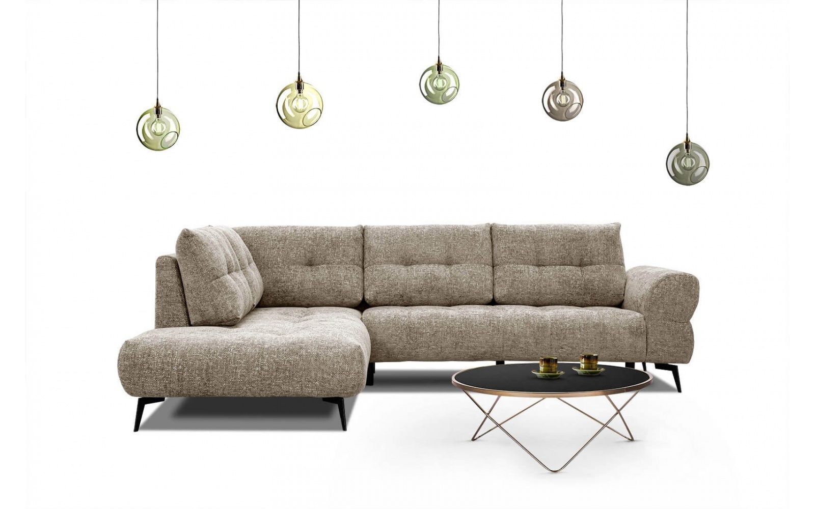 Canapé d'angle gauche 5 places SALVINI