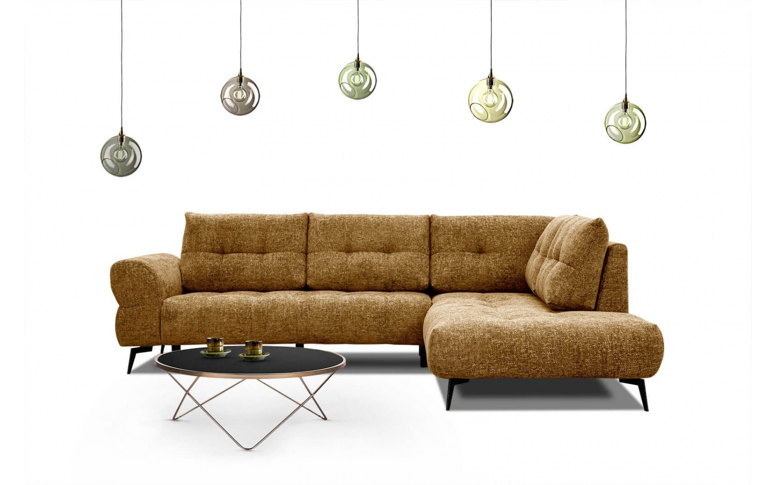 Canapé d'angle droit 5 places SALVINI