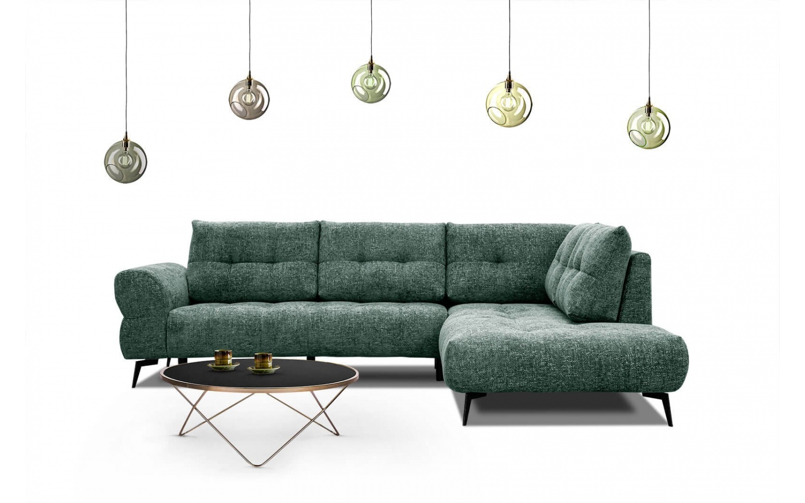 Canapé d'angle droit 5 places SALVINI