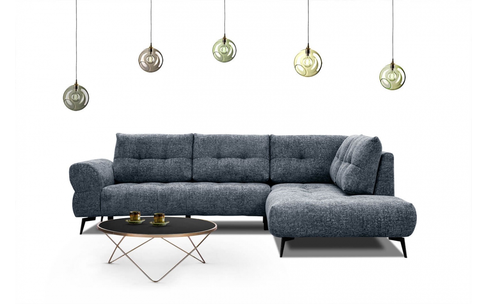 Canapé d'angle droit 5 places SALVINI