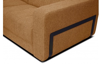 Canapé d'angle gauche avec appuis-tête réglables 5 places BERGO