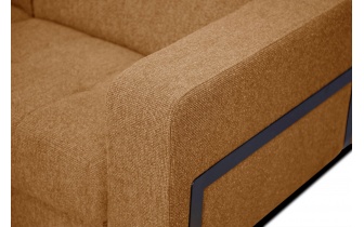 Canapé d'angle gauche avec appuis-tête réglables 5 places BERGO