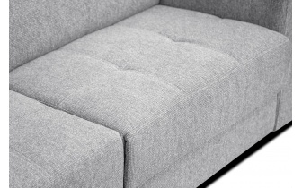 Canapé d'angle gauche avec appuis-tête réglables 5 places BERGO