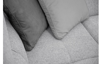 Canapé d'angle gauche avec appuis-tête réglables 5 places BERGO