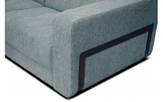 Canapé d'angle gauche avec appuis-tête réglables 5 places BERGO