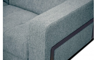 Canapé d'angle gauche avec appuis-tête réglables 5 places BERGO