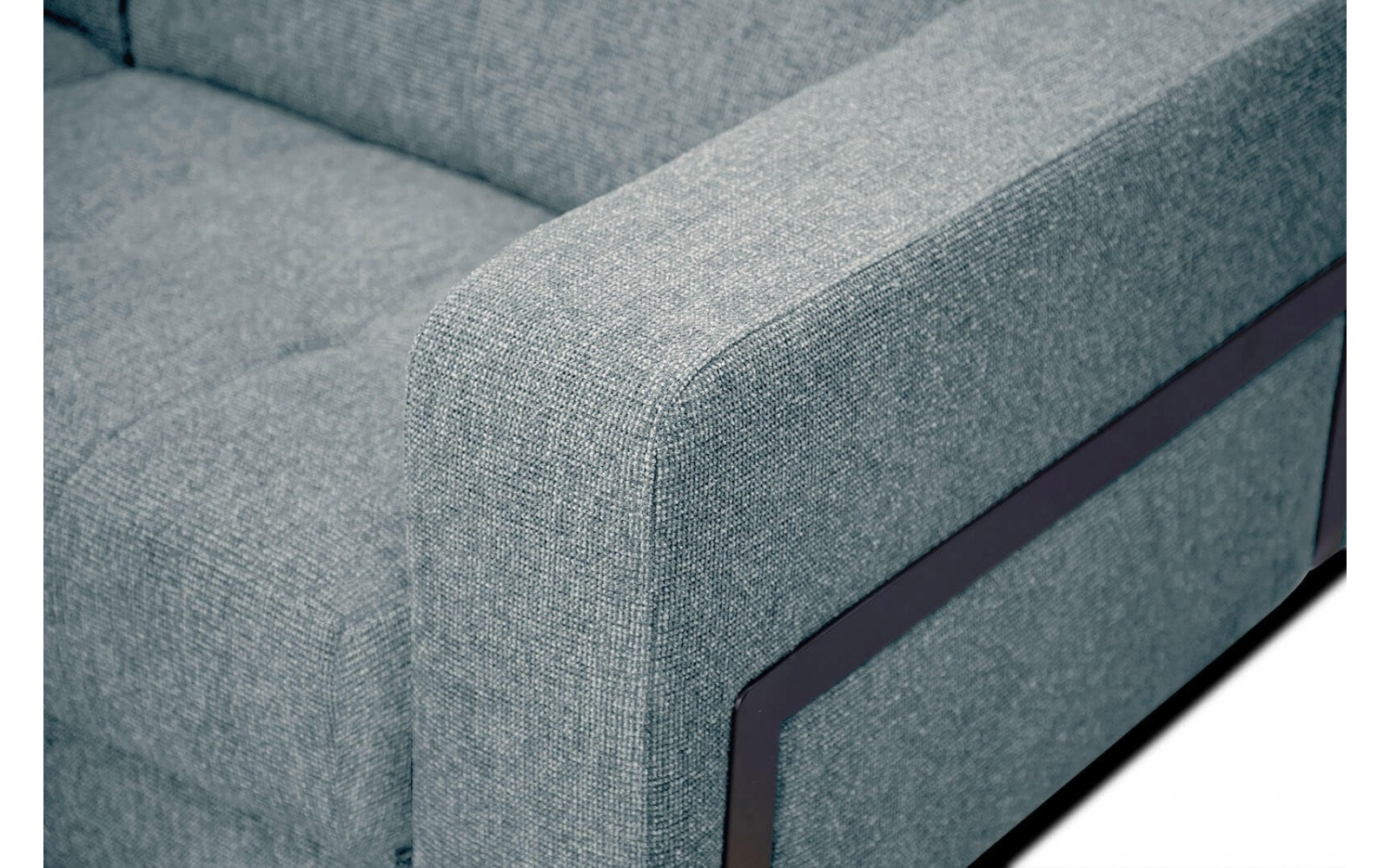 Canapé d'angle gauche avec appuis-tête réglables 5 places BERGO