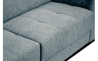 Canapé d'angle gauche avec appuis-tête réglables 5 places BERGO