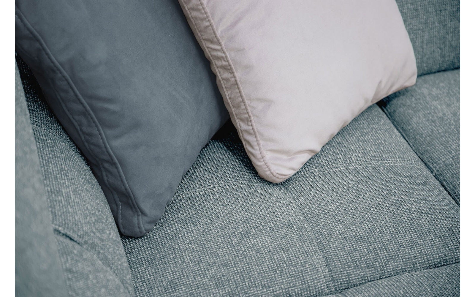 Canapé d'angle gauche avec appuis-tête réglables 5 places BERGO