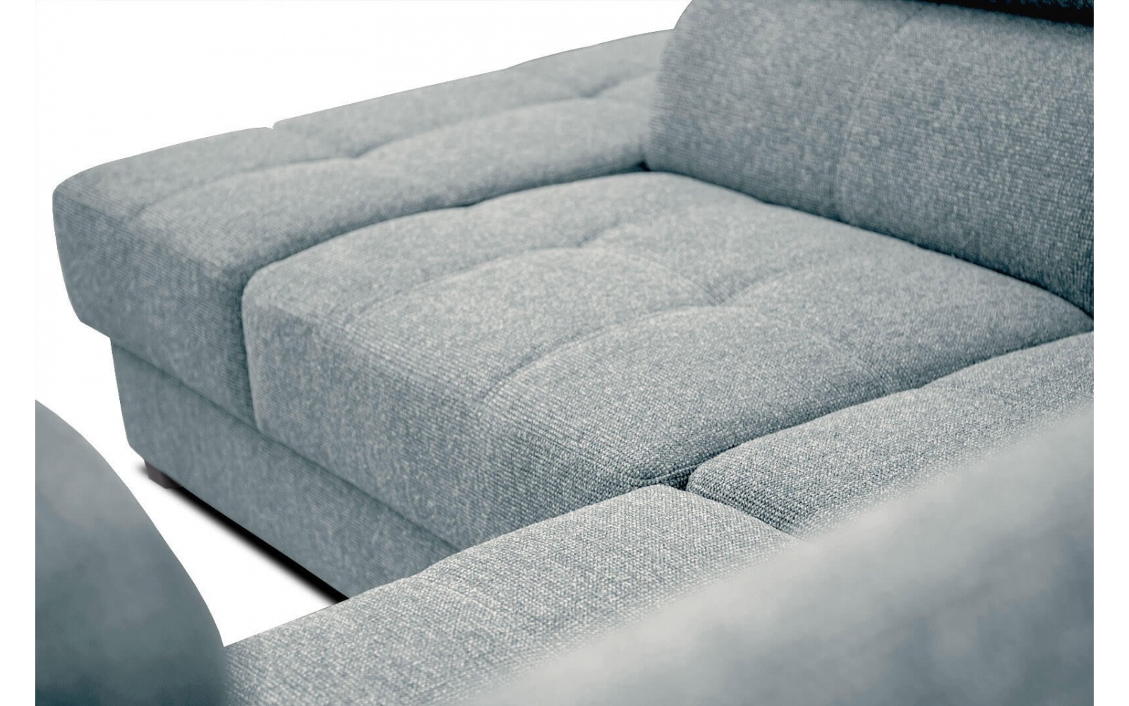 Canapé d'angle gauche avec appuis-tête réglables 5 places BERGO