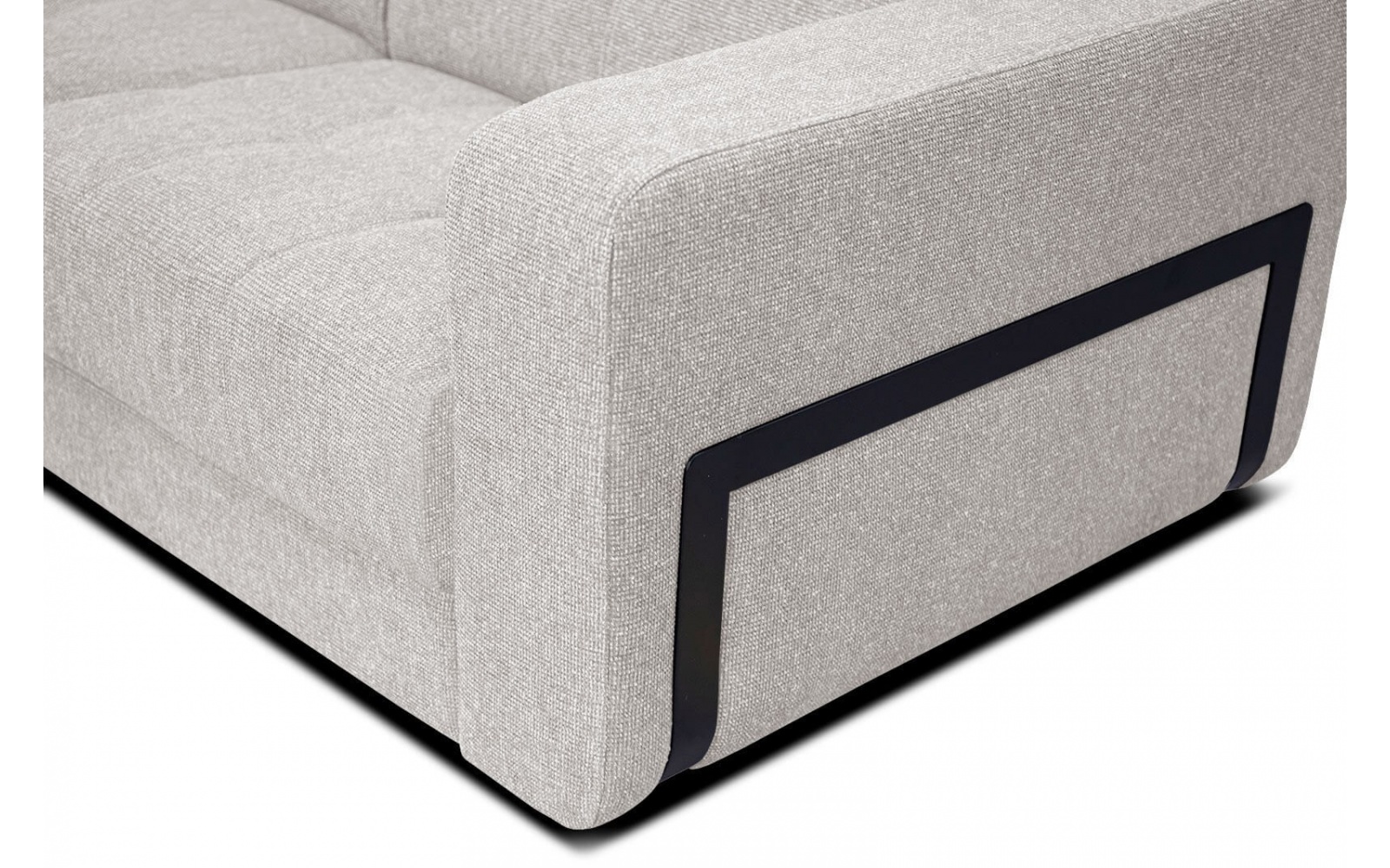 Canapé d'angle gauche avec appuis-tête réglables 5 places BERGO