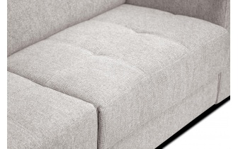 Canapé d'angle gauche avec appuis-tête réglables 5 places BERGO