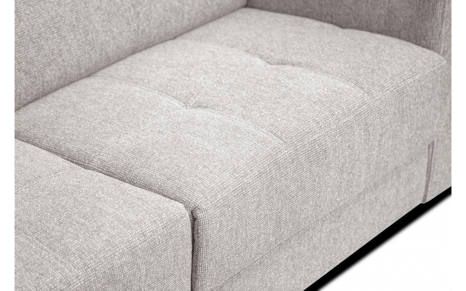 Canapé d'angle gauche avec appuis-tête réglables 5 places BERGO