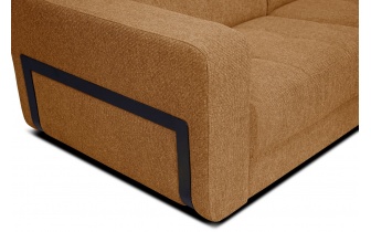 Canapé d'angle droit avec appuis-tête réglables 5 places BERGO