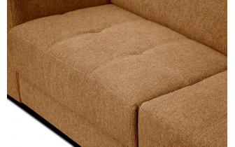 Canapé d'angle droit avec appuis-tête réglables 5 places BERGO