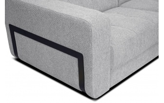 Canapé d'angle droit avec appuis-tête réglables 5 places BERGO