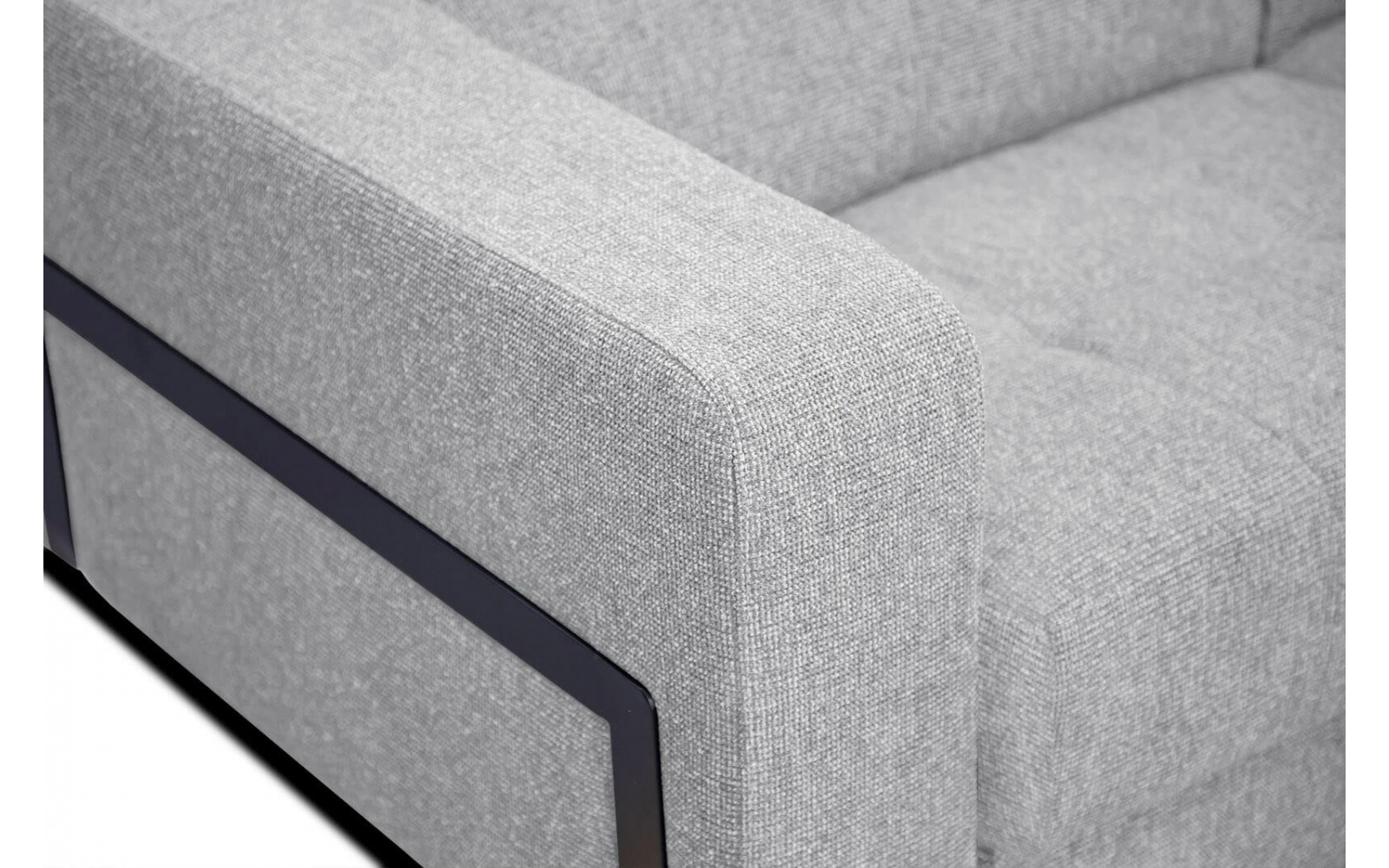 Canapé d'angle droit avec appuis-tête réglables 5 places BERGO