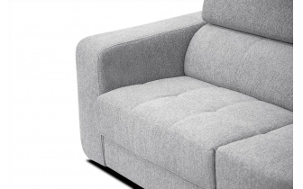 Canapé d'angle droit avec appuis-tête réglables 5 places BERGO