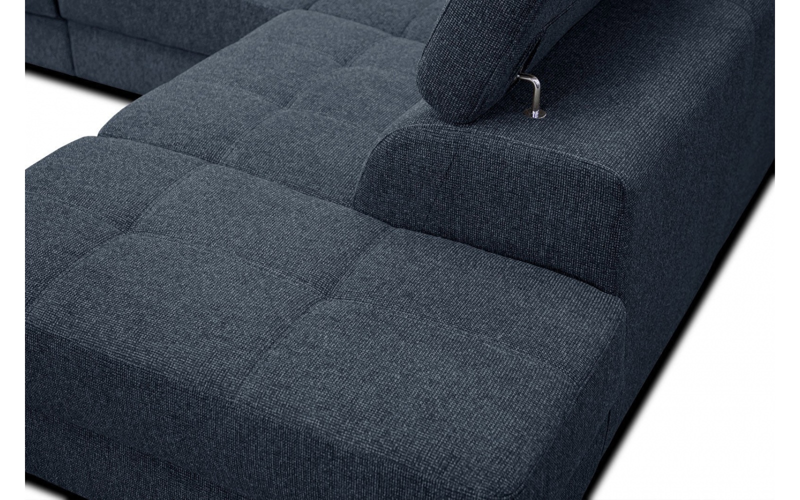 Canapé d'angle droit avec appuis-tête réglables 5 places BERGO