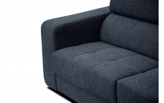 Canapé d'angle droit avec appuis-tête réglables 5 places BERGO