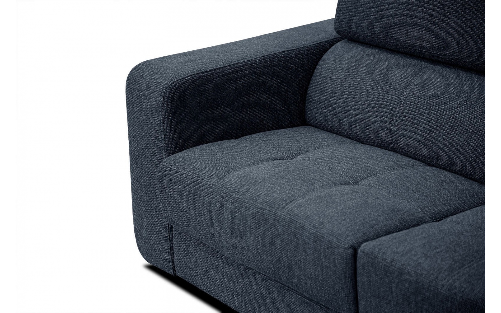 Canapé d'angle droit avec appuis-tête réglables 5 places BERGO