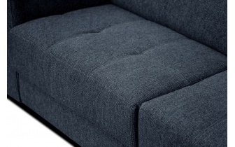 Canapé d'angle droit avec appuis-tête réglables 5 places BERGO